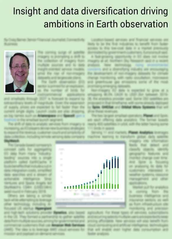Insight and data diversification driving ambitions in Earth observation